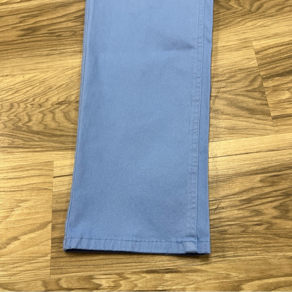 FootJoy Cotton Twill 5-Pocket Pants Blue Lagoon Golf Casual Stretch Mens 33x32 - Picture 2 of 6